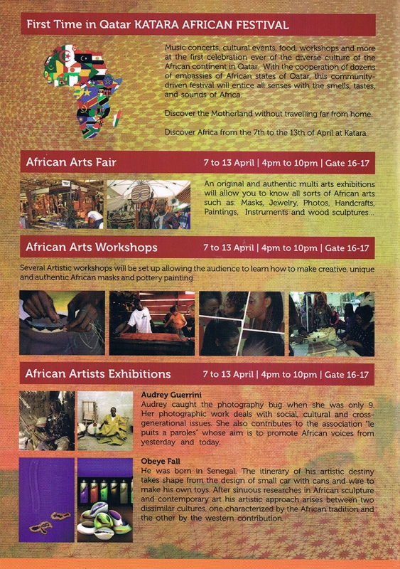 Rhode Makoumbou in «African Festival» (zo 07 apr 2013) • Knipsel 2/3
