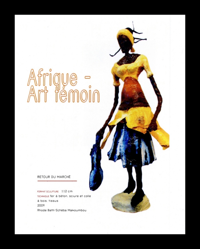 Rhode Makoumbou dans «Afrique-Art témoin» (ven 06 fév 2009) • Coupure 3/8