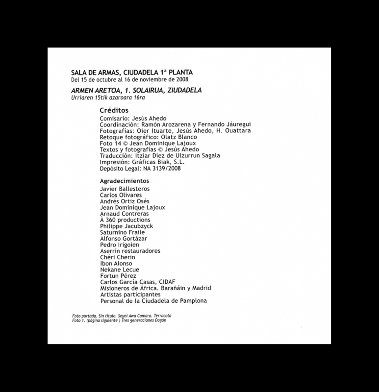 Rhode Makoumbou in «Fertilidad y mujer en el arte negro» (woe 15 okt 2008) • Knipsel 3/3