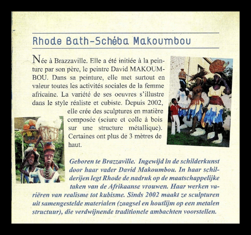 Rhode Makoumbou in «Matong’Art» (ma 10 mrt 2008) • Knipsel 3/3