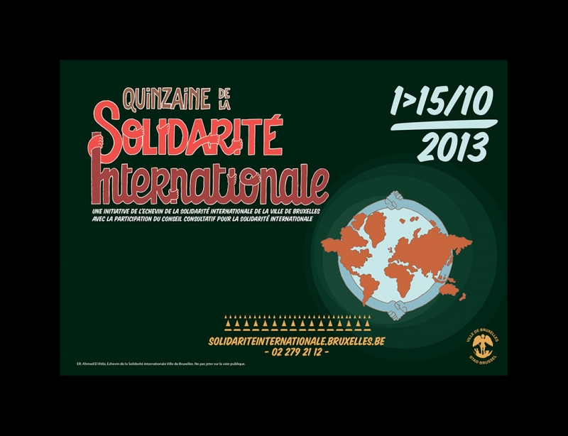 Rhode Makoumbou dans «Quinzaine de la Solidarité Internationale» (sam 05 oct 2013) • Coupure 1/2