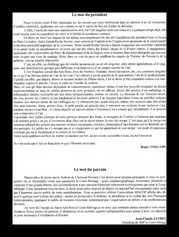 Rhode Makoumbou in «Rencontre Internationale d’Art Singulier» (woe 08 jun 2011) • Knipsel 3/4