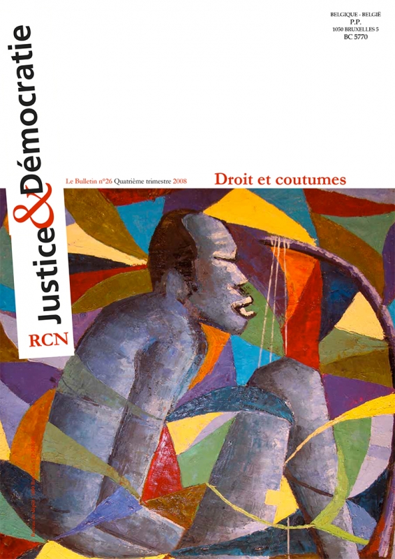 Rhode Makoumbou dans «Droit et coutumes» (déc 2008)