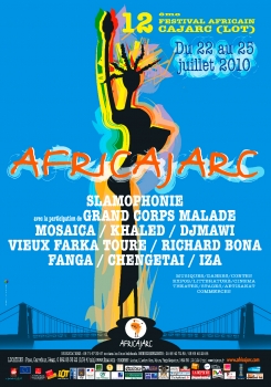 «Africajarc» @ Salle de la Pyramide, Cajarc, Frankrijk (Juli 2010)