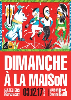 «Dimanche à la Maison - Dimanche Kongo» @ Centre culturel Bruxelles Nord - Maison de la création, Brussel, België (December 2017)