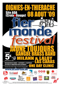 «Fier Monde Festival» @ Site Ada (Croix-Rouge), Oignies-en-Thierache, België (Augustus 2009)