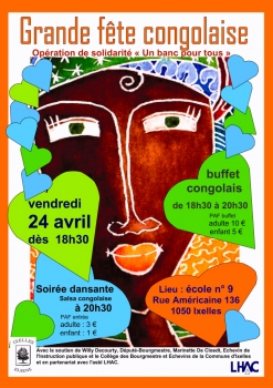 «Grande fête congolaise» @ École n° 9, Brussel, België (April 2009)