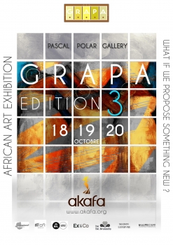 «Grande Rencontre des Artistes Peintres Africains (GRAPA - 3è édition)» @ Galerie Pascal Polar, Brussel, België (Oktober 2019)