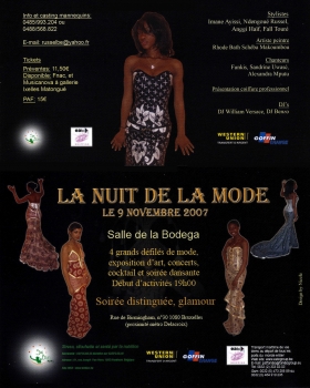 «La nuit de la mode» @ Salle La Bodega, Bruxelles, Belgique (Novembre 2007)