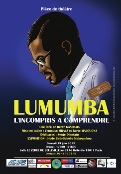 «Lumumba - L’incompris à comprendre» @ Le Zèbre, Parijs, Frankrijk (Juni 2013)