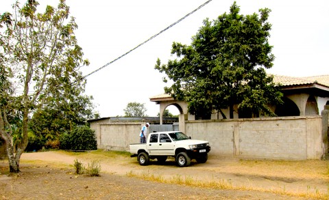 Maison/atelier de Rhode Makoumbou à Mansimou