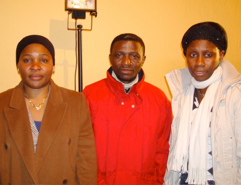 17 février 2008 › Babette & Malage De Lugendo (chanteur congolais à «la voix d'or») et Rhode Makoumbou.