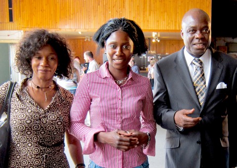 06 juni 2010 › Fatoumata Sidibé (députée régionale bruxelloise), Rhode Makoumbou et Roger Julien Menga (Ambassadeur de la République du Congo).