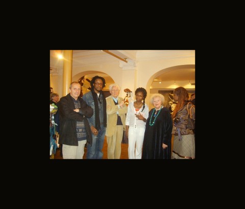 25 janvier 2007 › Marc Somville, Yannick Koy, Roger Somville, Rhode Makoumbou, Simone Somville et Marie Uwera.