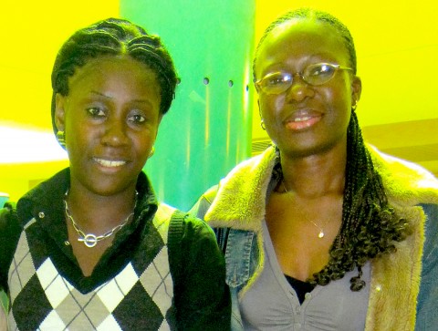 18 september 2010 › Rhode Makoumbou et l'architecte d'intérieur congolaise Marie Odette Agbo.