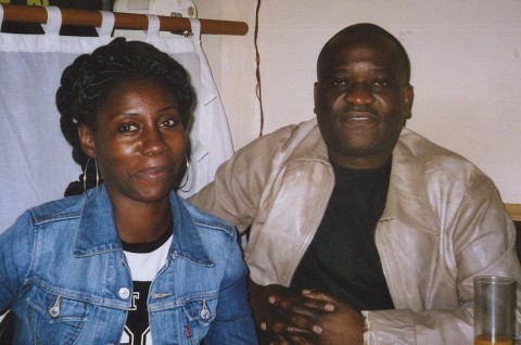 06 mei 2006 › Rhode Makoumbou et le chanteur congolais N'yoka Longo (leader du groupe Zaïko Langa Langa).