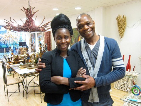 01 juin 2013 › Rhode Makoumbou et Serge Kabongo.