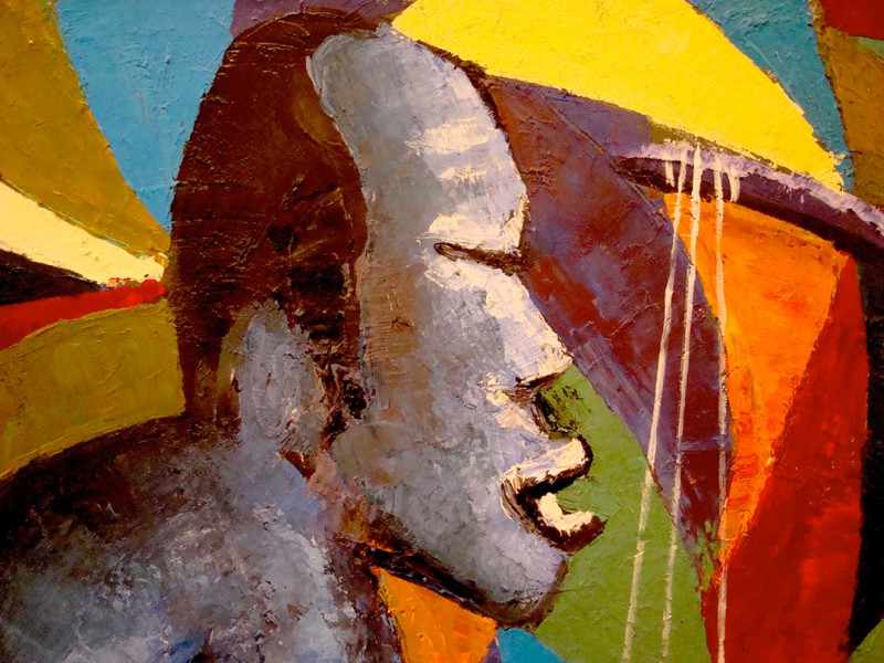 Rhode Makoumbou › Detail: «Le musicien» (2004)