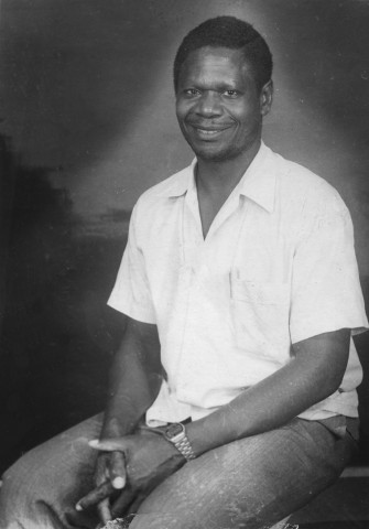 15 juli 1974 › Le père de Rhode Makoumbou, le peintre David Makoumbou.