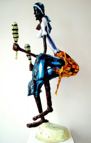 Rhode Makoumbou › Sculpture : «La danseuse» (2008) • ID › 115