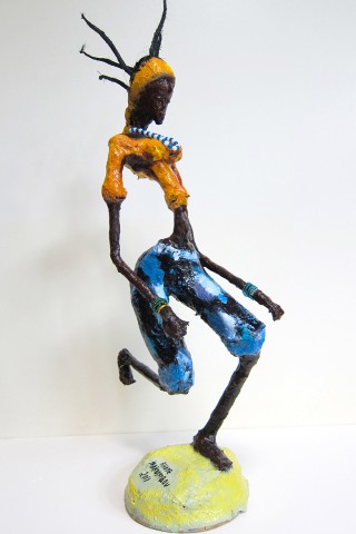 Rhode Makoumbou › Sculpture : «La danseuse» • ID › 274