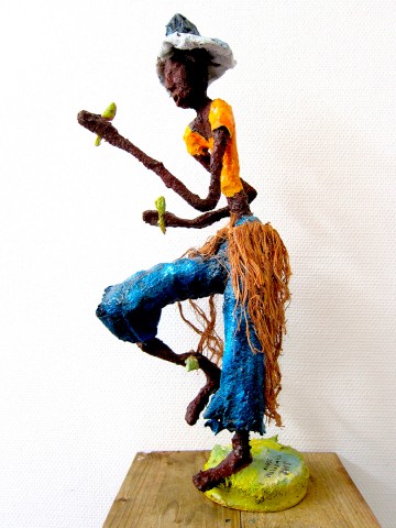 Rhode Makoumbou › Beeldhouwwerk: «Le danseur» (2005) • ID › 265