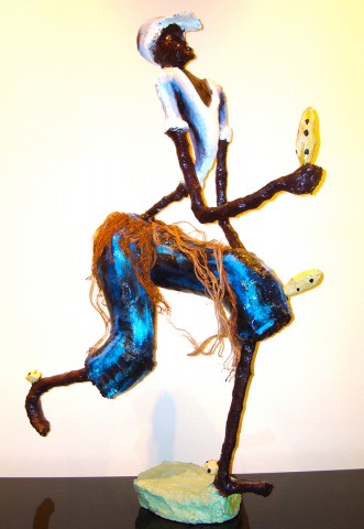 Rhode Makoumbou › Sculpture : «Le danseur» (2008) • ID › 183