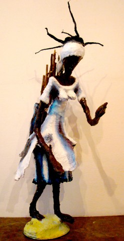 Rhode Makoumbou › Sculpture : «Le Mponzi (2)» (2008)