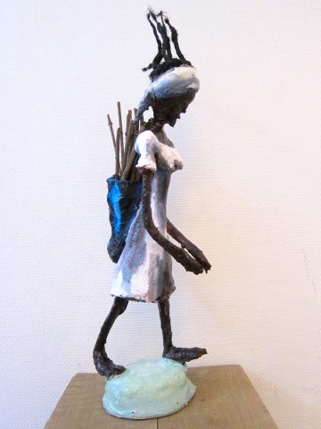 Rhode Makoumbou › Sculpture : «Le mponzi» (2011) • ID › 312