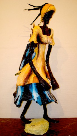 Rhode Makoumbou › Sculpture : «Le mponzi (3)» (2008)