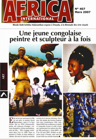 Rhode Makoumbou dans «Africa International», magazine n° 407 (mar 2007)