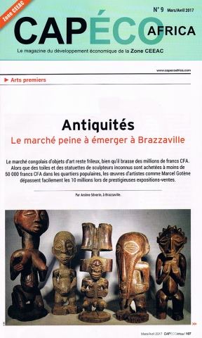 Rhode Makoumbou in «Capéco Africa», tijdschrift n° 9 (mrt 2017)