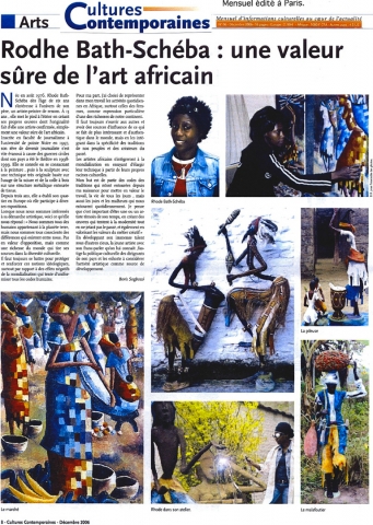 Rhode Makoumbou in «Cultures Contemporaines», tijdschrift n° 6 (dec 2006)