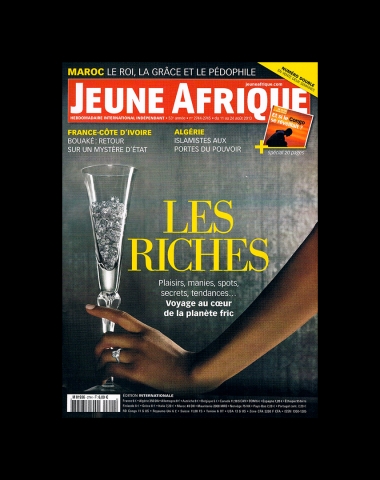 Rhode Makoumbou dans «Jeune Afrique», magazine n° 2744 (dim 11 aoû 2013)