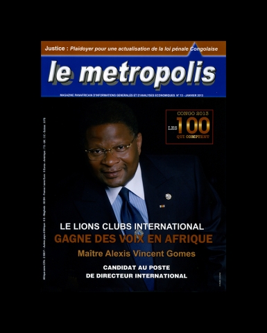 Rhode Makoumbou in «Le metropolis», tijdschrift n° 13 (jan 2013)