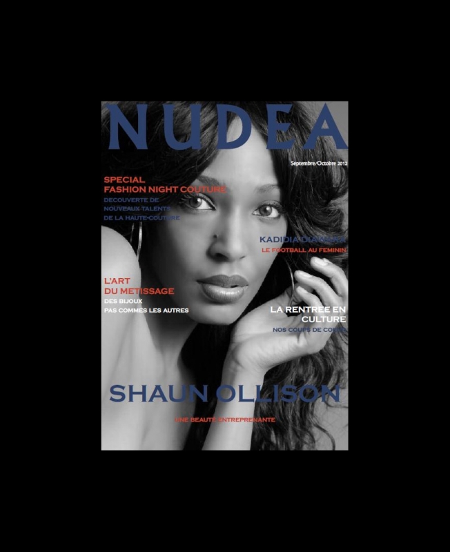 Rhode Makoumbou dans «Nudea» (sep 2012) • Coupure de presse 1/3