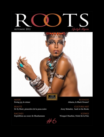 Rhode Makoumbou dans «Roots», magazine n° 6 (oct 2012)