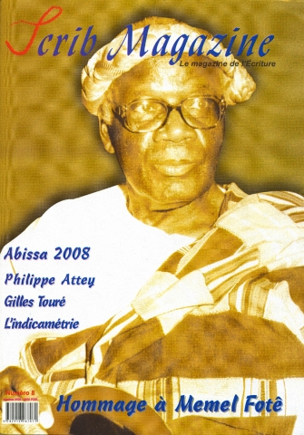 Rhode Makoumbou in «Scrib Magazine», tijdschrift n° 8 (dec 2008)