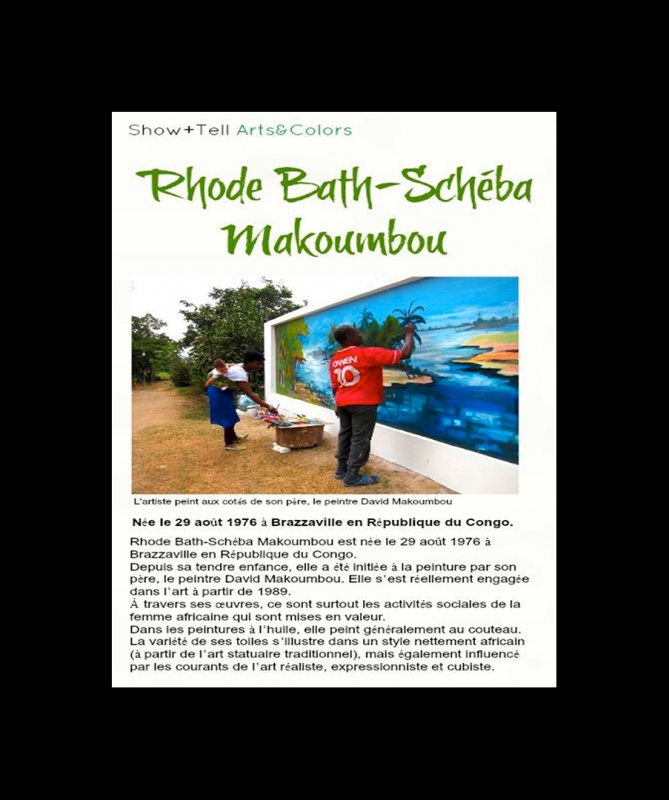 Rhode Makoumbou dans «Tropics Magazine» (oct 2012) • Coupure de presse 2/3