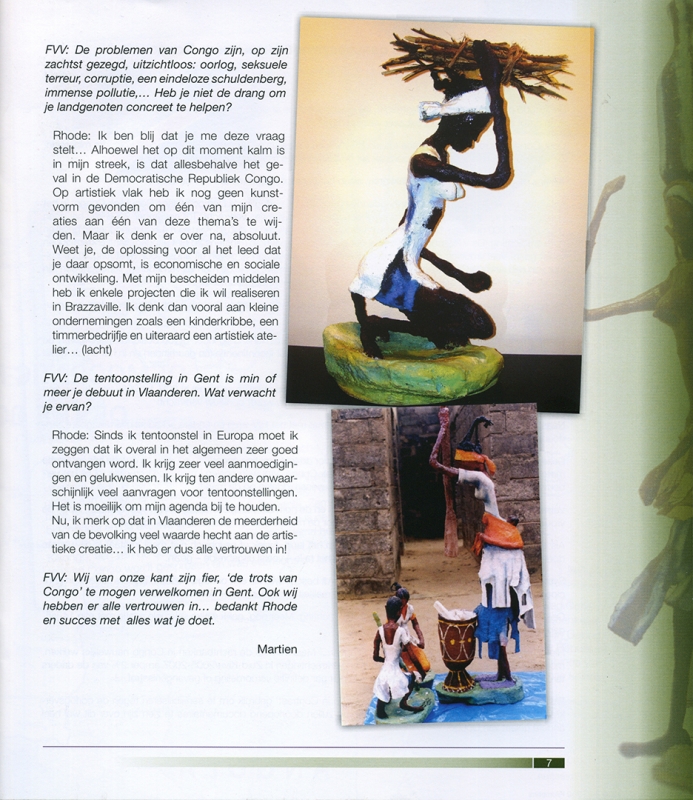 Rhode Makoumbou in «Wij vrouwen» (ma 01 jun 2009) • Krantenknipsel 7/7
