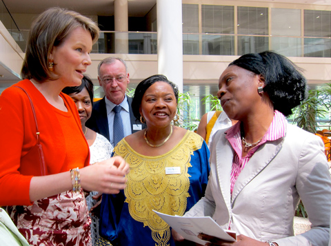 Évènement: Rhode Makoumbou et la Princesse Mathilde