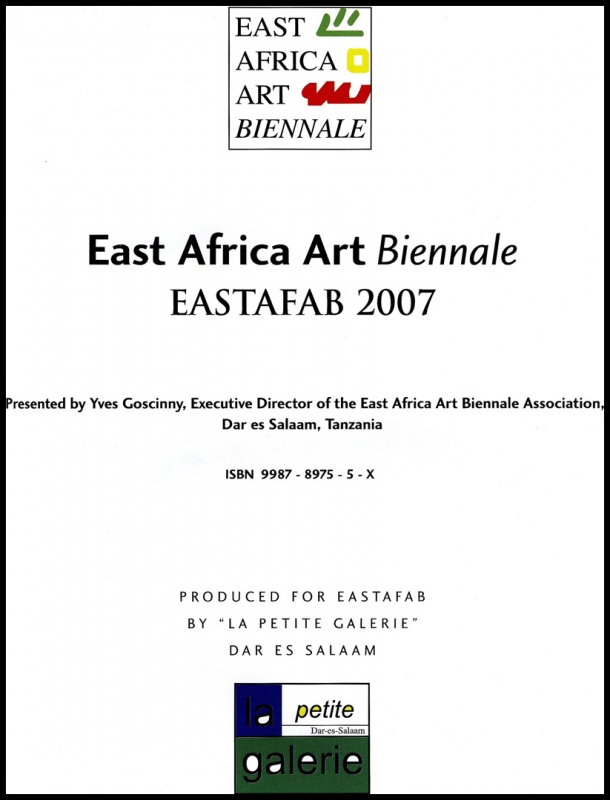 Rhode Makoumbou in «East Africa Art 2007 Biennale» (za 03 nov 2007) • Knipsel 2/4