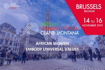 «African Women’s Forum - Crans Montana» @ Hôtel Plaza Brussels, Brussel, België (November 2019)