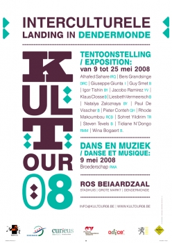 «Kultour'08 - Interculturele landing in Dendermonde» @ Ros Beiaardzaal, Stadhuis, Dendermonde, Belgique (Mai 2008)