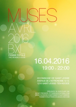 «Muses, Femme Fatale» @ Maison communale de Saint-Josse, Brussel, België (April 2016)