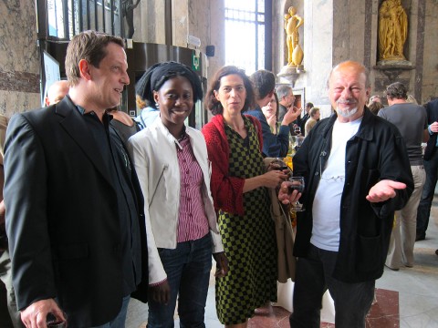 10 juni 2010 › Bernard Verschueren, Rhode Makoumbou, Bénédicte Meires et Alain Brezault.