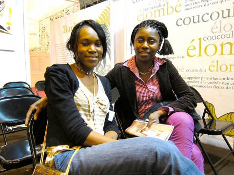 19 mars 2011 › Meryll Mezath (critique littéraire congolaise) et Rhode Makoumbou.