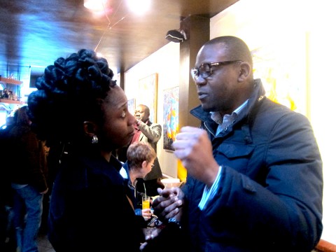 02 avril 2015 › Rhode Makoumbou et Roland Mbuinga.