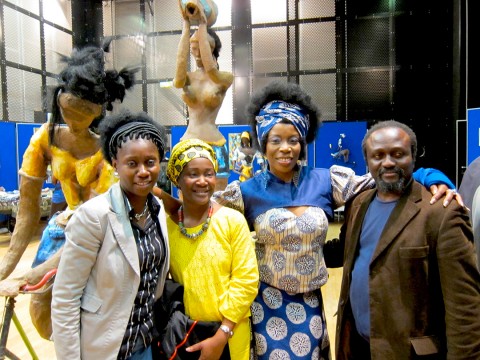 17 april 2010 › Rhode Makoumbou, Lauryathe Bikouta, Simbou Vili et Masengo Ma Mbongolo.