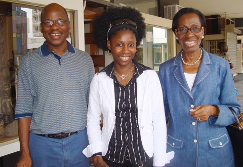 01 novembre 2008 › Yacouba Konaté, Rhode Makoumbou et Simone Guirandou-N'Diaye.
